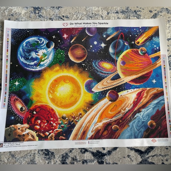 Other - COMPLETED Solar System Diamond Dotz